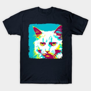 Turkish Angora Pop Art - Cat Lover Gift T-Shirt